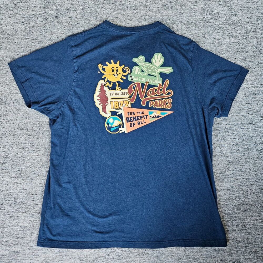 The Landmark Project National Parks Blue T Shirt Men's Size 2XL